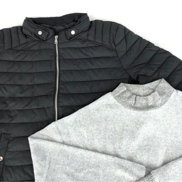 Nordstrom Bundle NEW Quilted Puffer Jacket Soft Top by Be Boundless Socialite XL - Picture 7 of 11